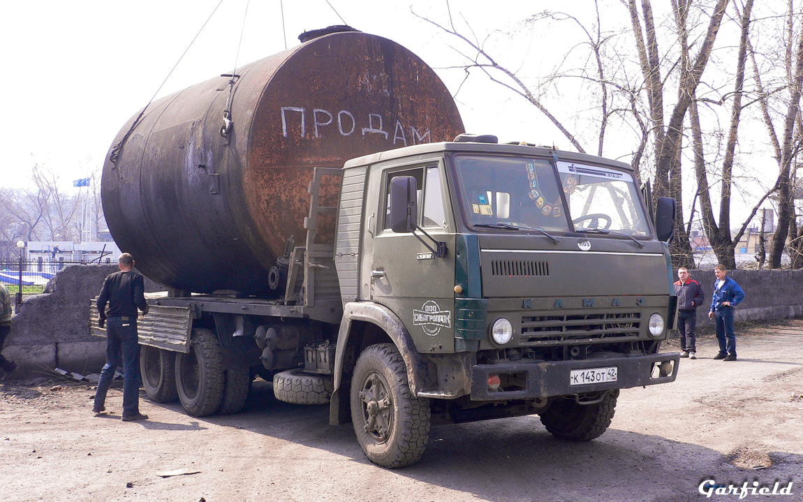 Кемеровская область, № К 143 ОТ 42 — КамАЗ-53212