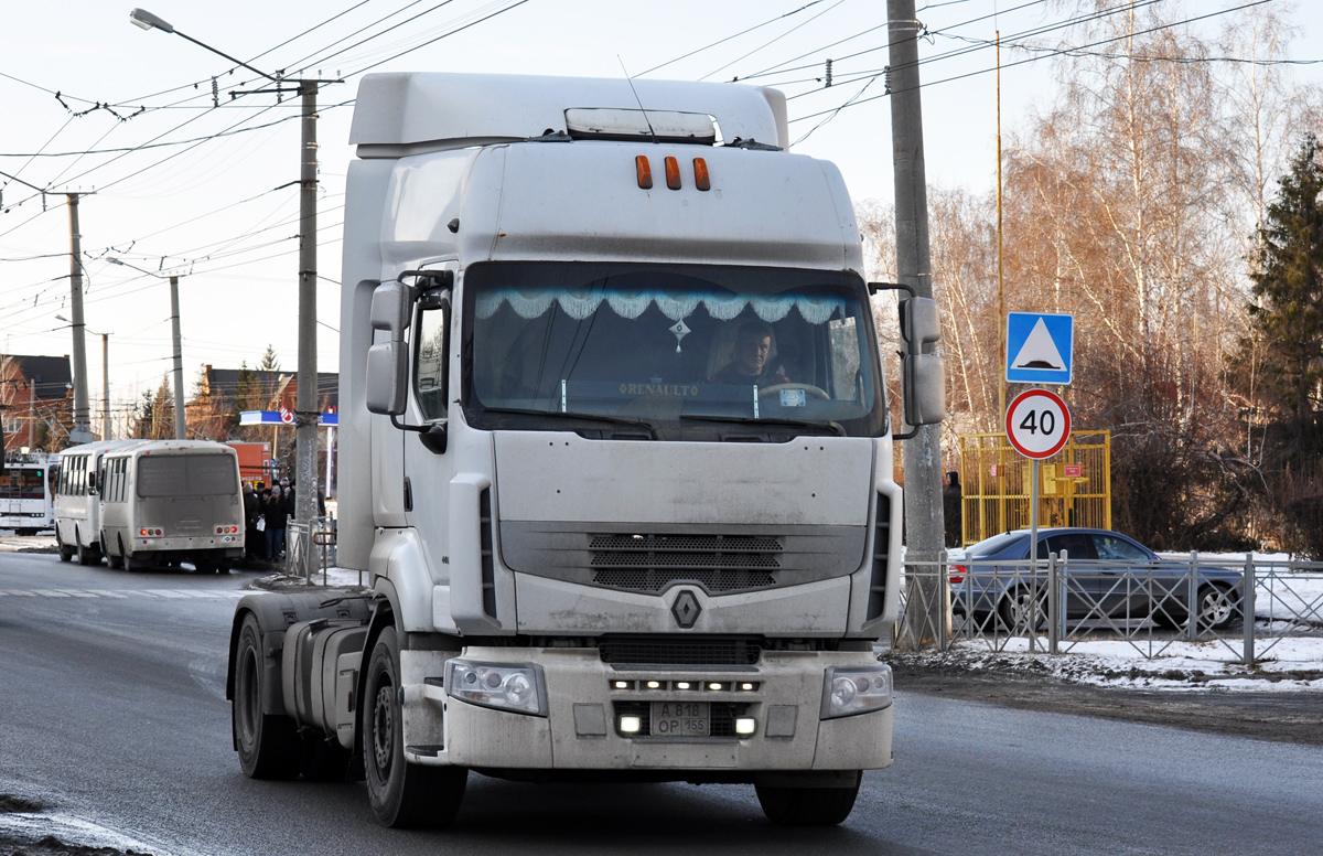 Омская область, № А 818 ОР 155 — Renault Premium ('2006)