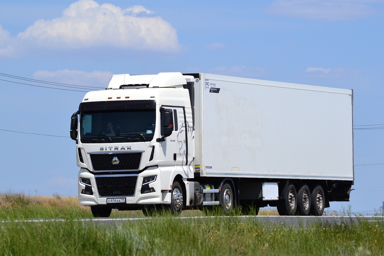 Коми, № С 414 АА 11 — Sitrak C7H ZZ4186 MAX