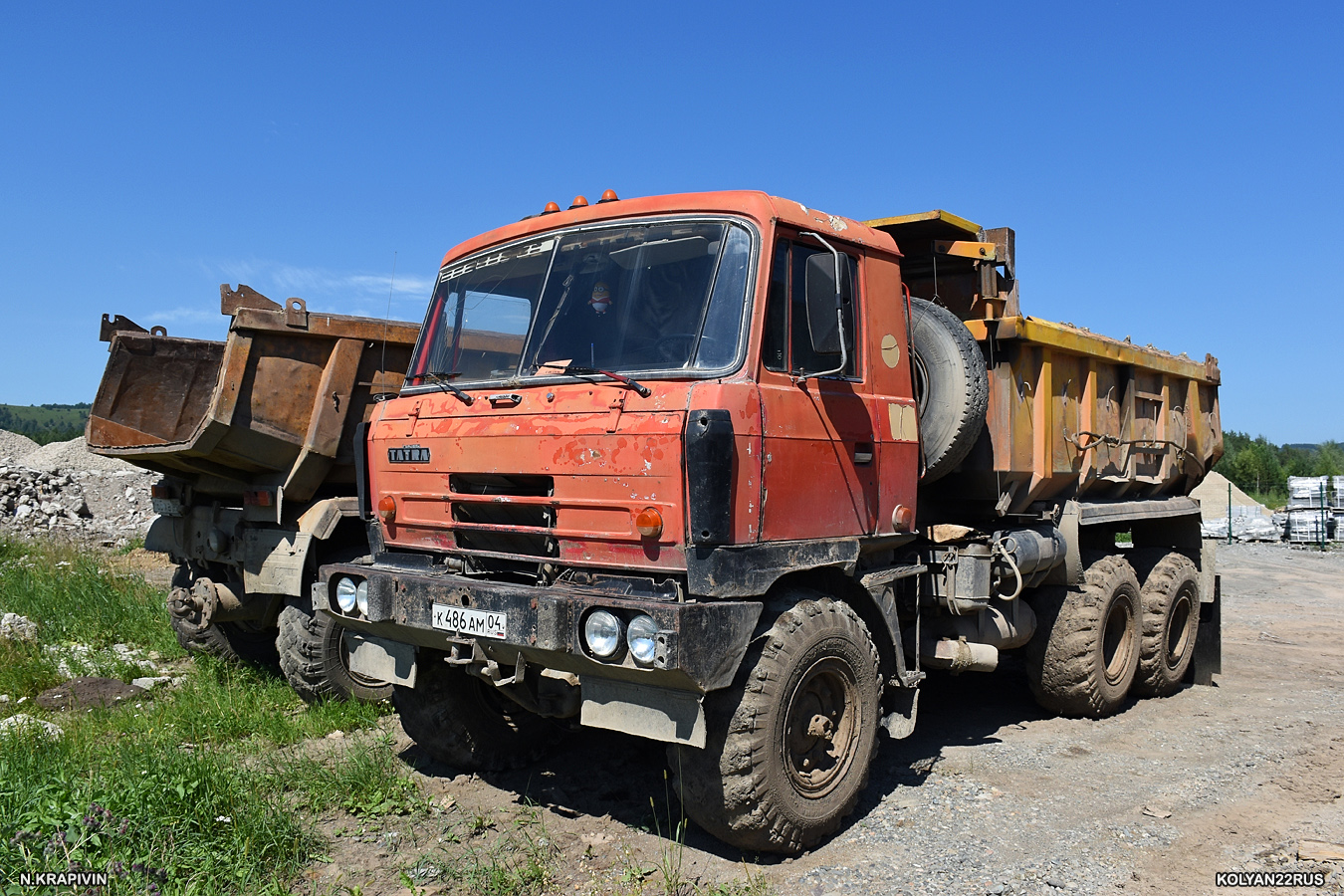 Алтай, № К 486 АМ 04 — Tatra 815-2 S1 A