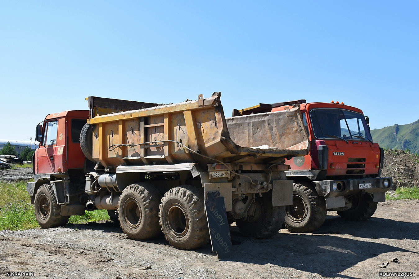 Алтай, № К 486 АМ 04 — Tatra 815-2 S1 A
