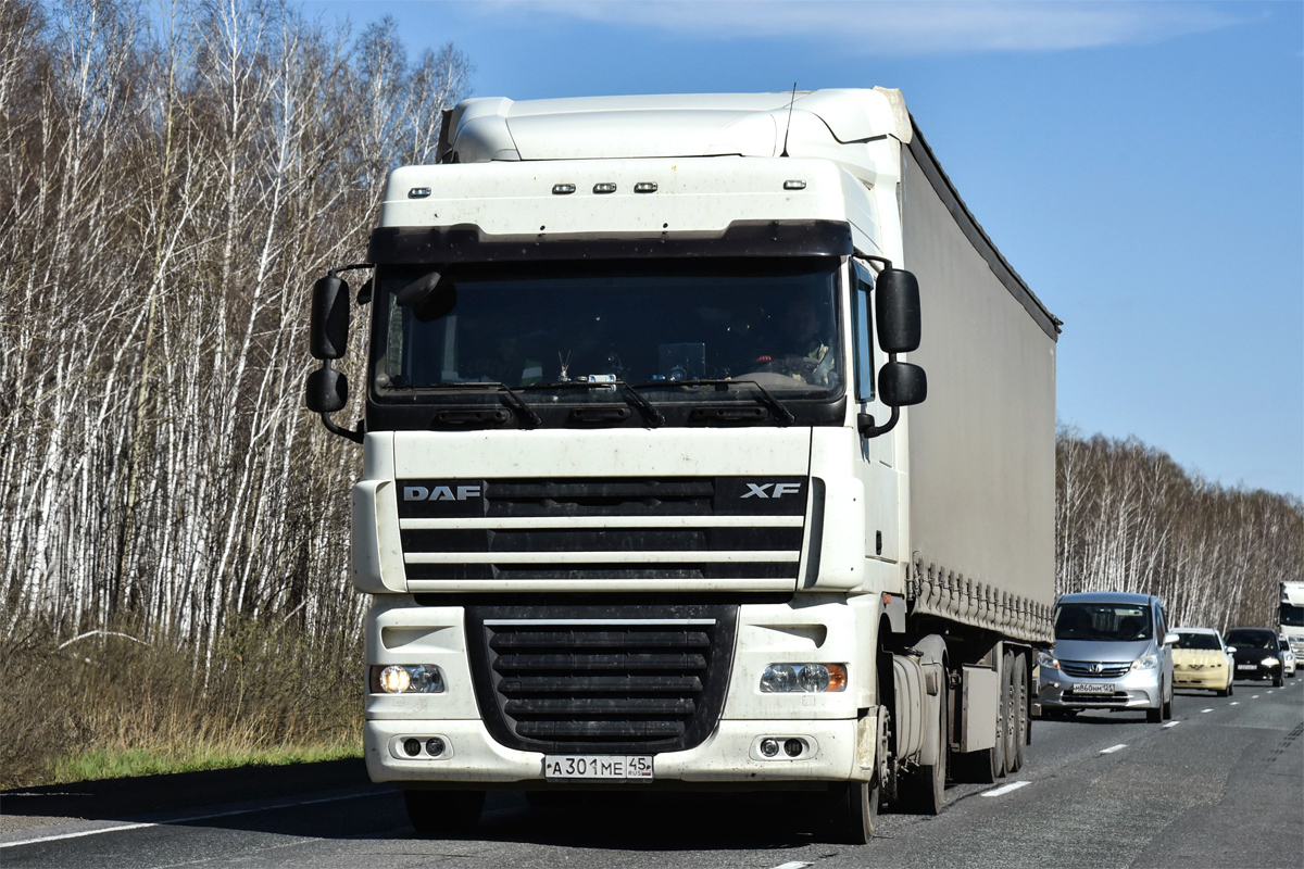 Курганская область, № А 301 МЕ 45 — DAF XF105 FT