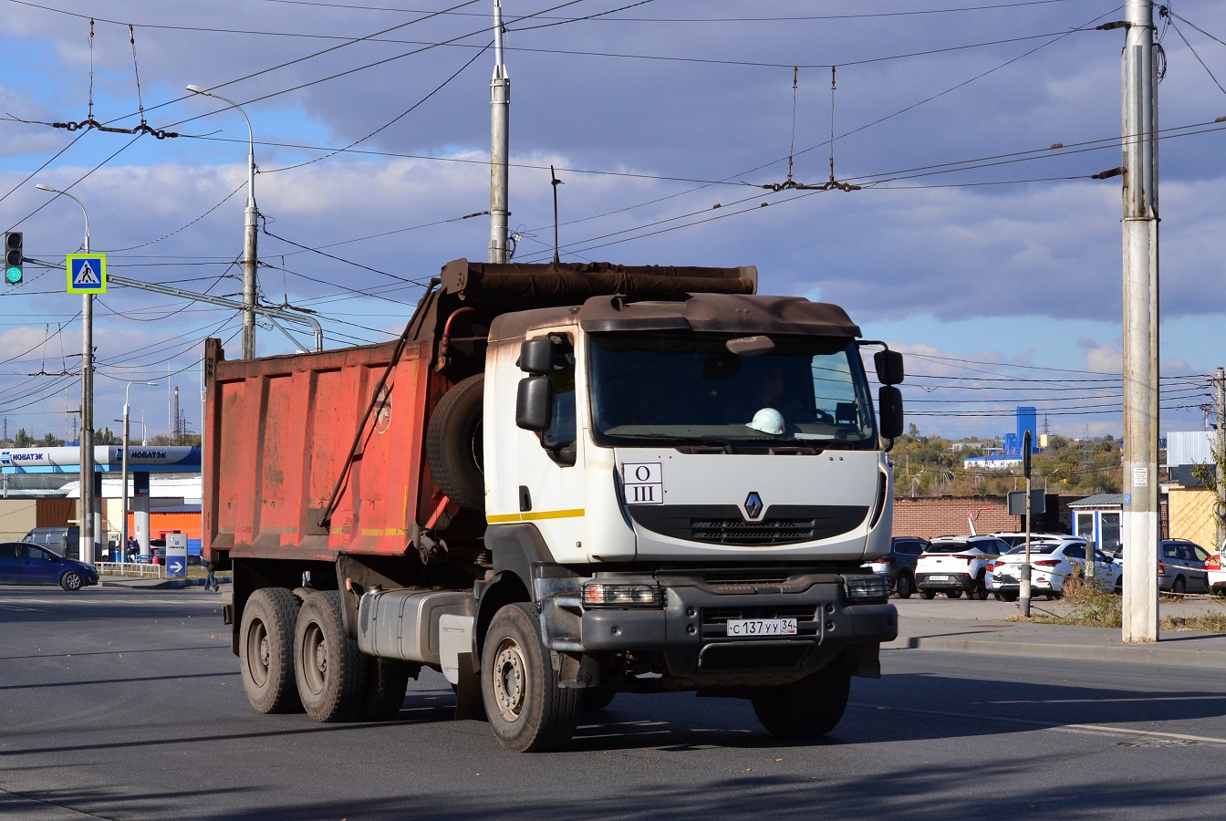 Волгоградская область, № С 137 УУ 34 — Renault Kerax [X9P]