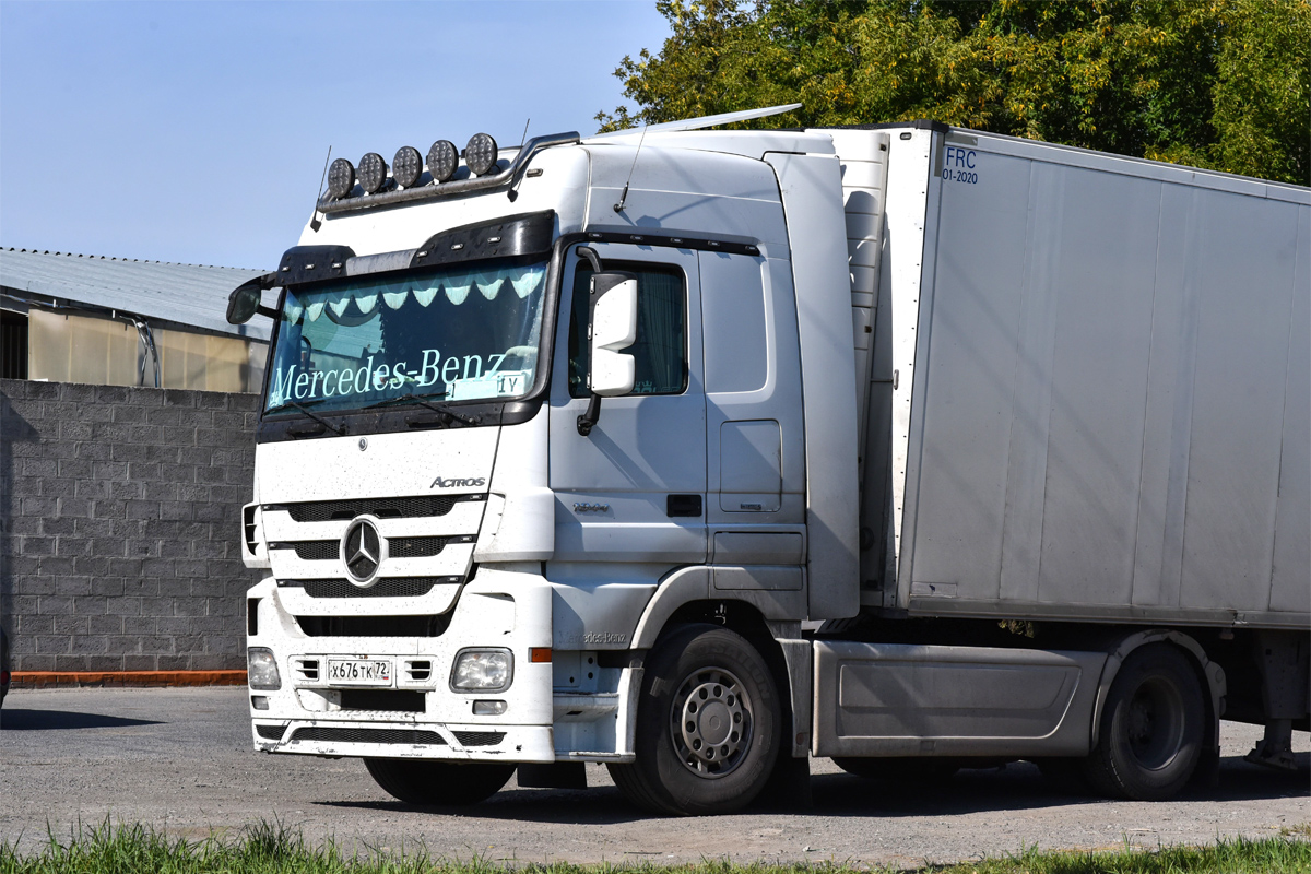 Тюменская область, № Х 676 ТК 72 — Mercedes-Benz Actros ('2009) 1844
