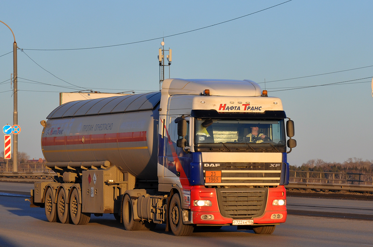 Новосибирская область, № Т 722 АН 154 — DAF XF105 FT