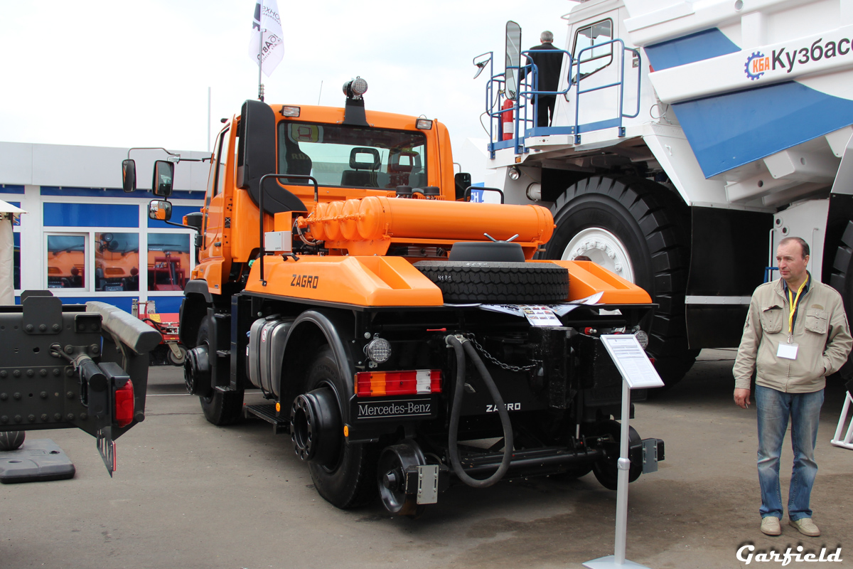 Кемеровская область, № (42) Б/Н 0098 — Mercedes-Benz Unimog U400; Кемеровская область — Автомобили без номеров; Кемеровская область — Новые автомобили; Кемеровская область — Уголь России и Майнинг 2013