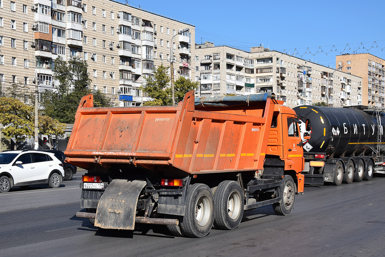 Волгоградская область, № В 223 ХС 134 — КамАЗ-65115-42