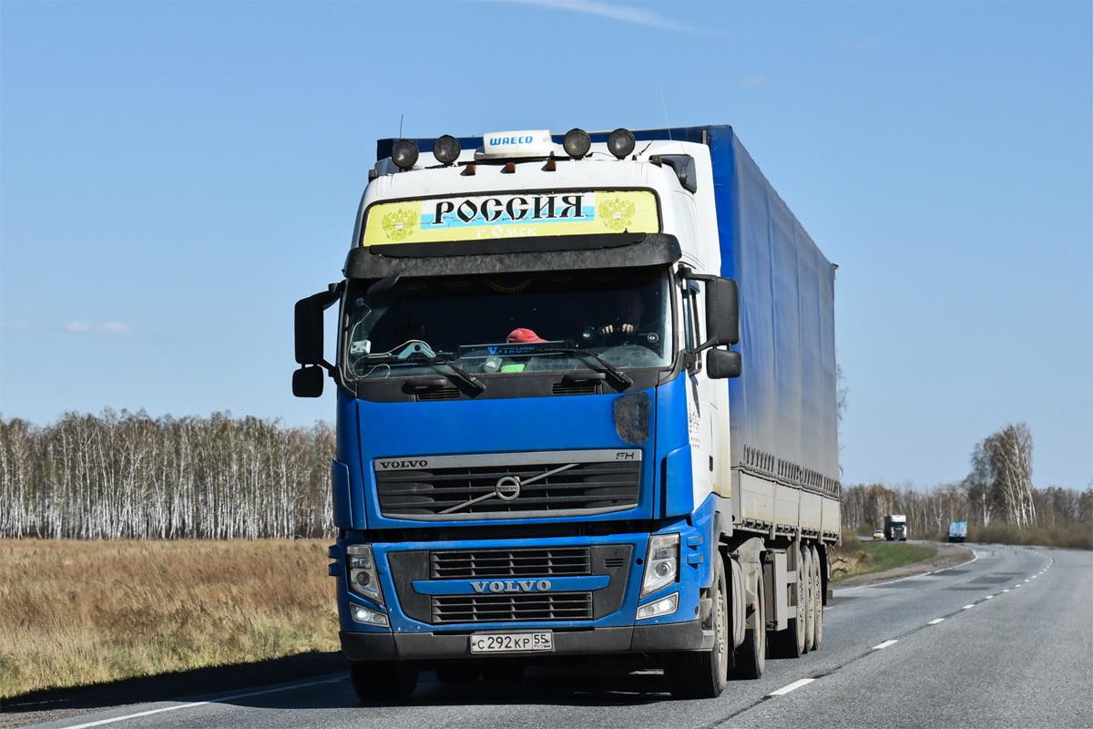 Омская область, № С 292 КР 55 — Volvo ('2008) FH.460