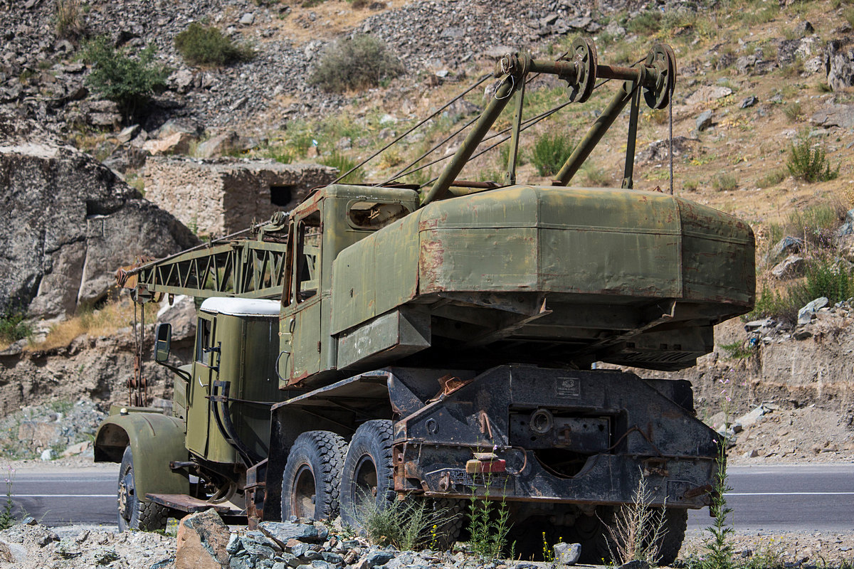 Таджикистан, № (TJ) U/N 0003 — КрАЗ-257К; Таджикистан — Автомобили без номеров