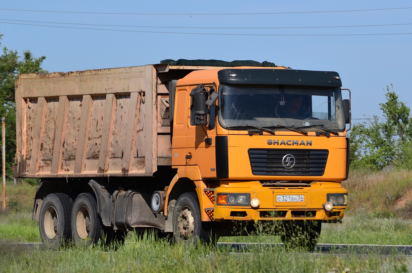 Волгоградская область, № С 321 ВН 34 — Shaanxi Shacman F2000 SX325x
