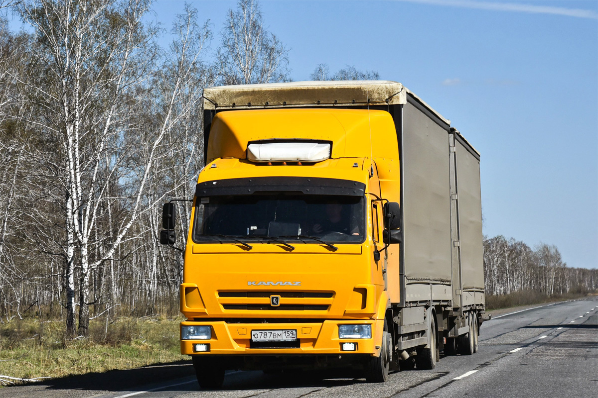 Пермский край, № О 787 ВМ 159 — КамАЗ-4308-G5(69)