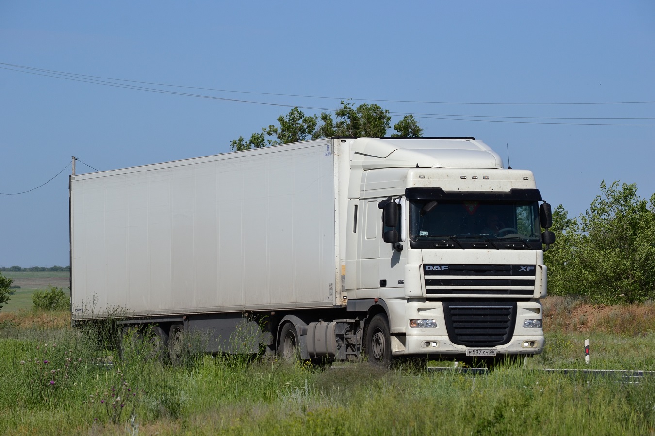Волгоградская область, № Р 597 ХН 58 — DAF XF105 FT