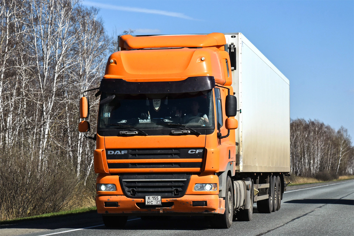 Чувашия, № К 155 НС 21 — DAF 85 (CF) FT