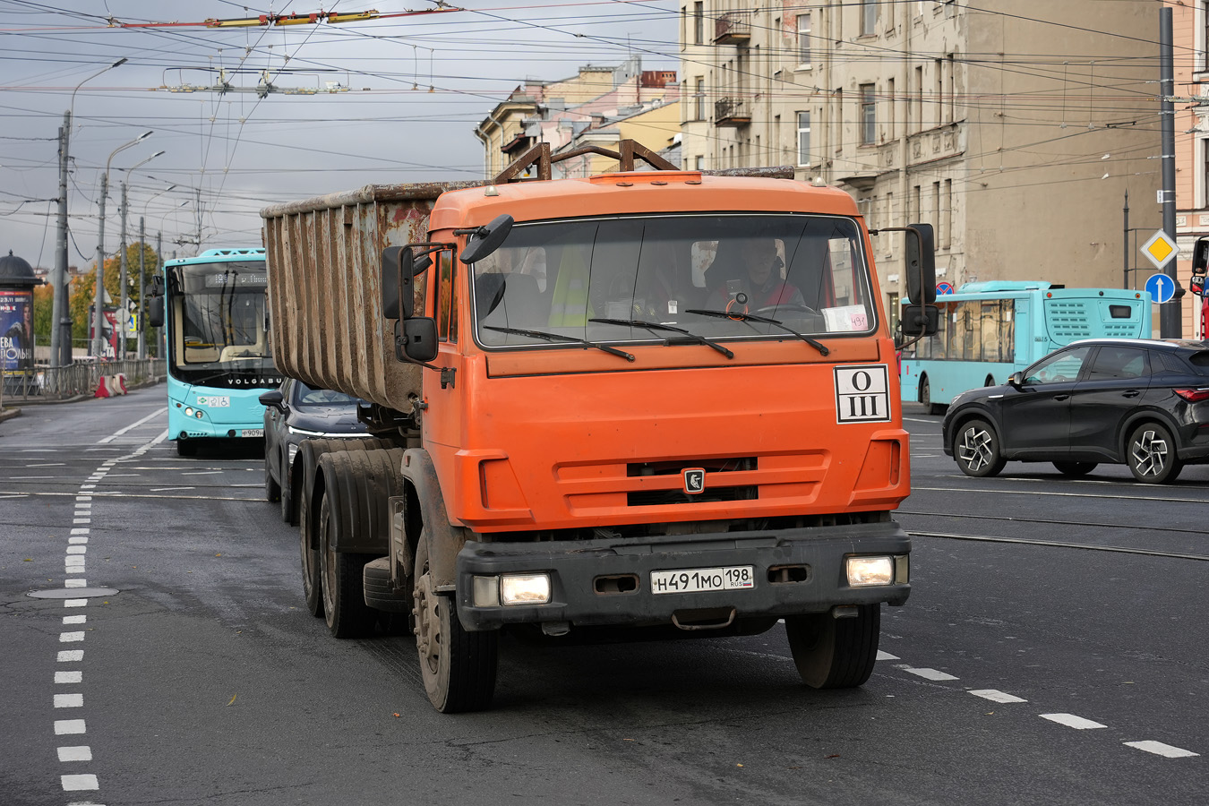 Санкт-Петербург, № Н 491 МО 198 — КамАЗ-65115 (общая модель)