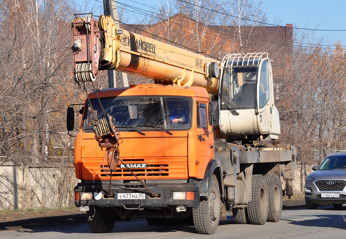 Омская область, № Х 477 МА 55 — КамАЗ-65115-62
