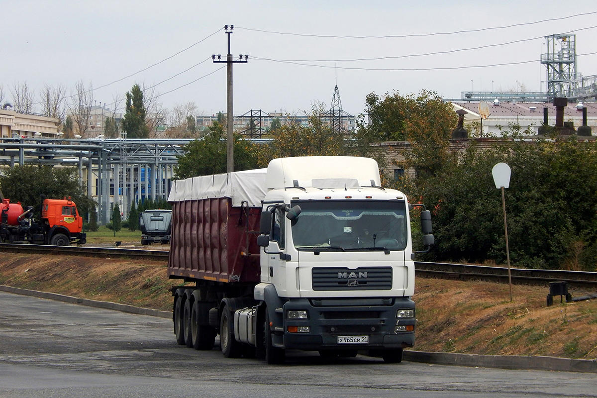 Белгородская область, № Х 965 СМ 31 — MAN TGA 18.480