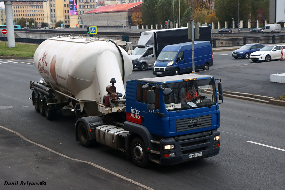 Санкт-Петербург, № М 603 УС 198 — MAN TGA 18.360