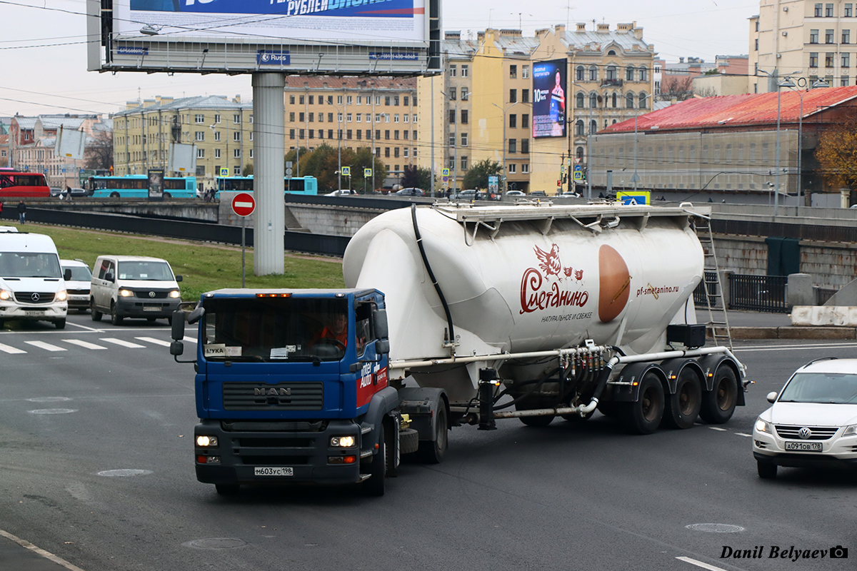 Санкт-Петербург, № М 603 УС 198 — MAN TGA 18.360