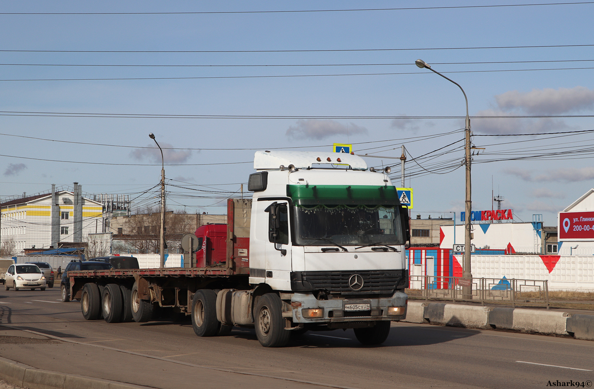 Красноярский край, № М 605 СХ 24 — Mercedes-Benz Actros ('1997)