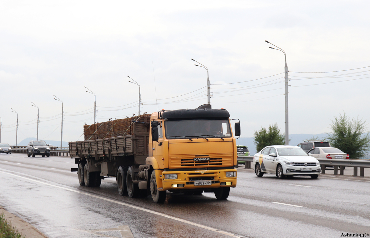 Красноярский край, № Х 682 ВН 124 — КамАЗ-65116 [651160]