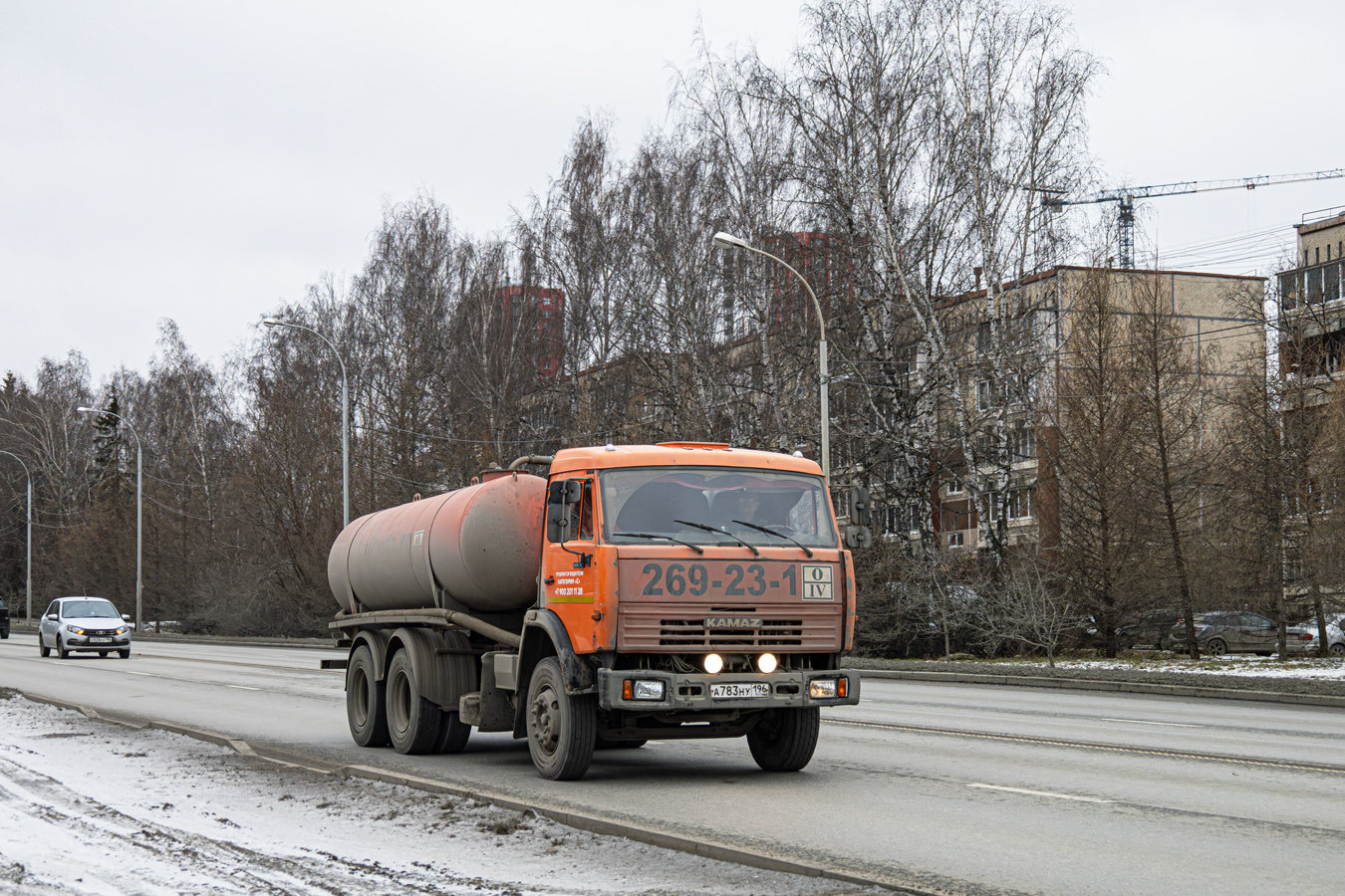 Свердловская область, № А 783 НУ 196 — КамАЗ-65115 (общая модель)