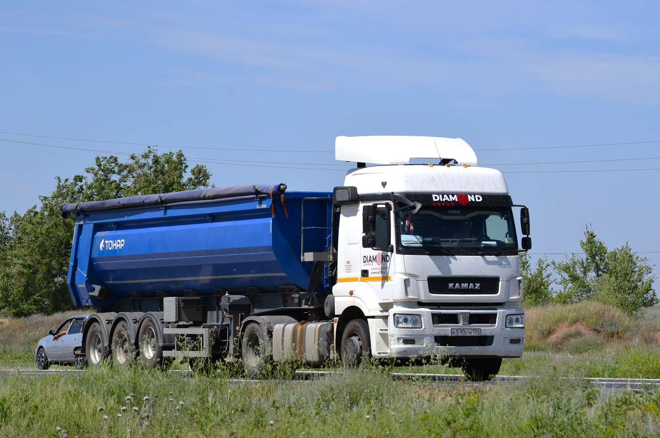 Волгоградская область, № К 510 СН 134 — КамАЗ-5490-S5(87)