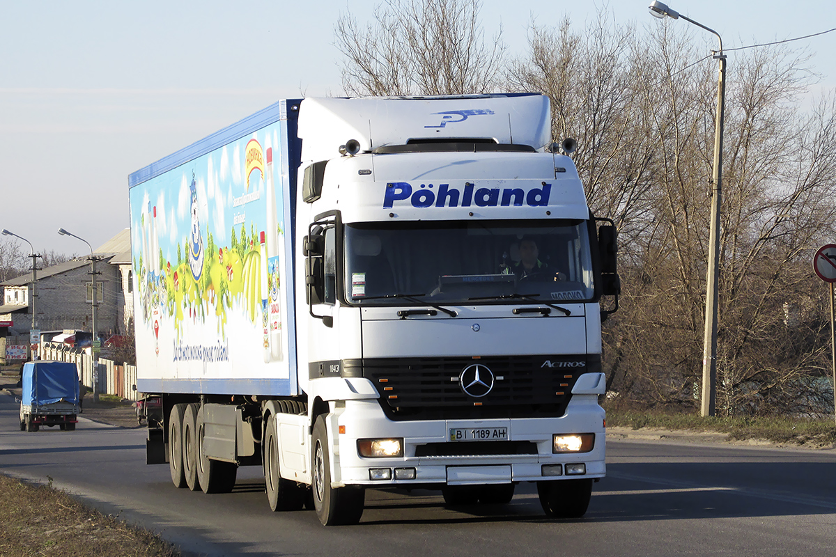 Полтавская область, № ВІ 1189 АН — Mercedes-Benz Actros ('1997) 1843