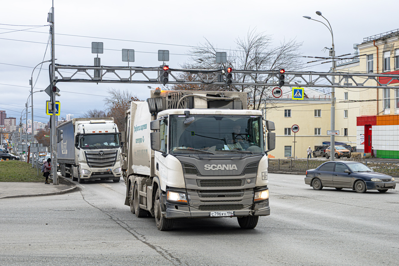 Свердловская область, № С 796 УХ 196 — Scania ('2016) P280