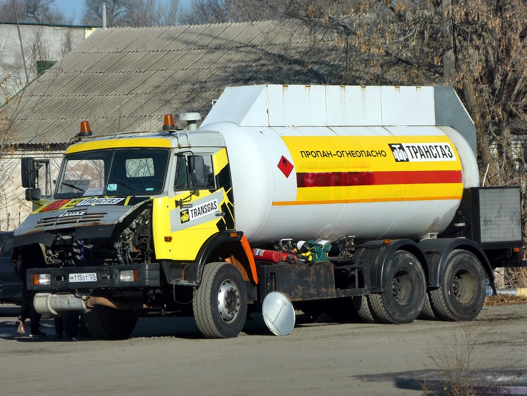 Приморский край, № М 115 ОТ 125 — КамАЗ-53229-15 [53229R]