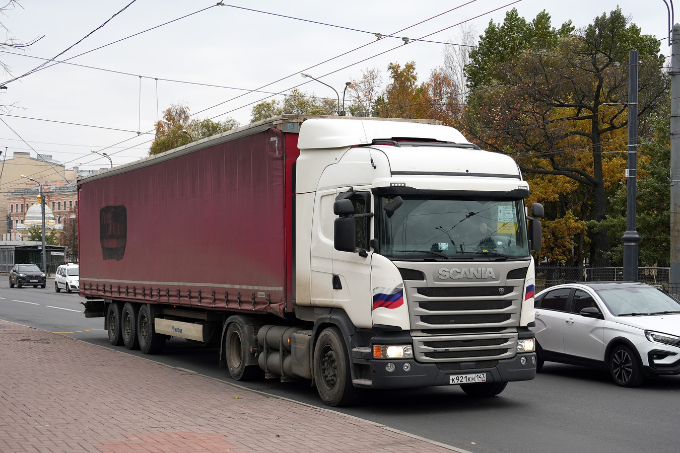 Ленинградская область, № К 921 КН 147 — Scania ('2013, общая модель)