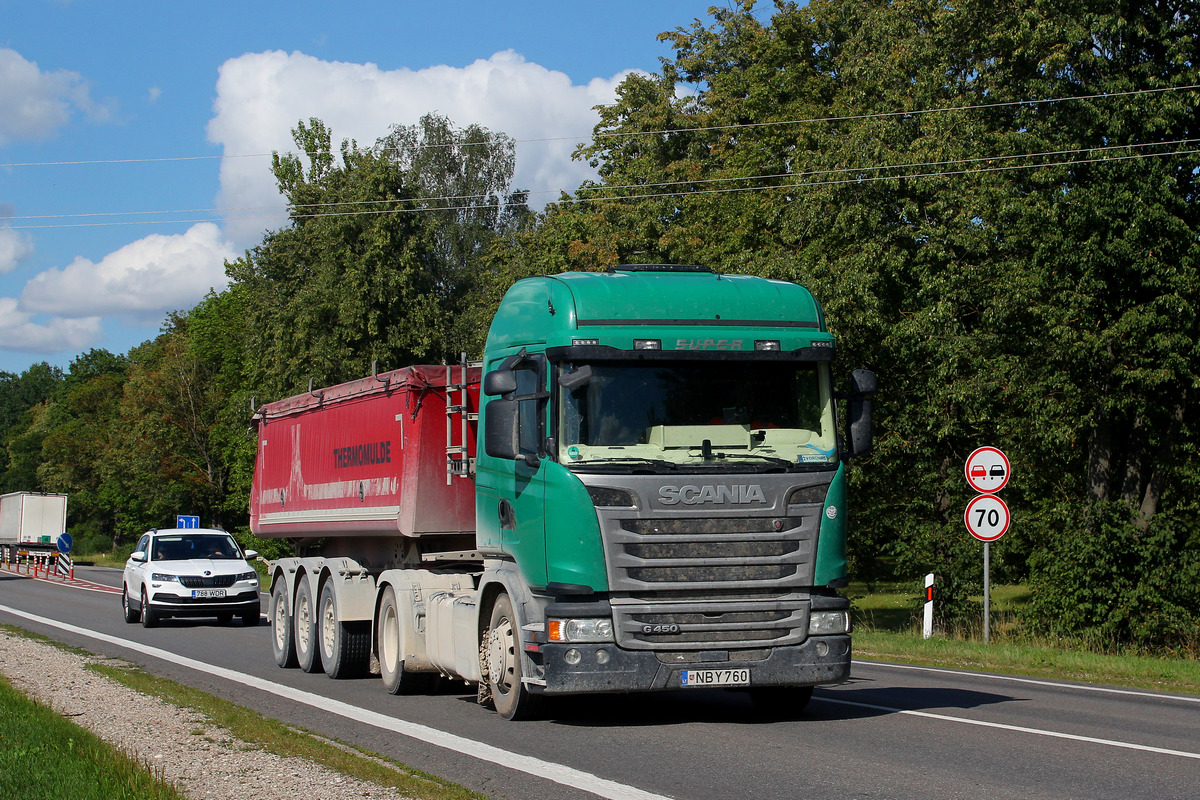 Литва, № NBY 760 — Scania ('2013) G450