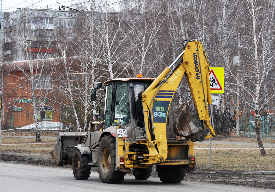 Омская область, № 7275 МХ 55 — Komatsu WB93
