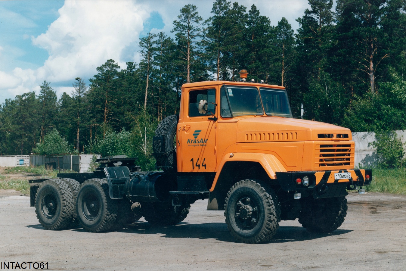 Красноярский край, № 144 — КрАЗ-6443; Исторические фотографии (до 2000 года) (Красноярский край)