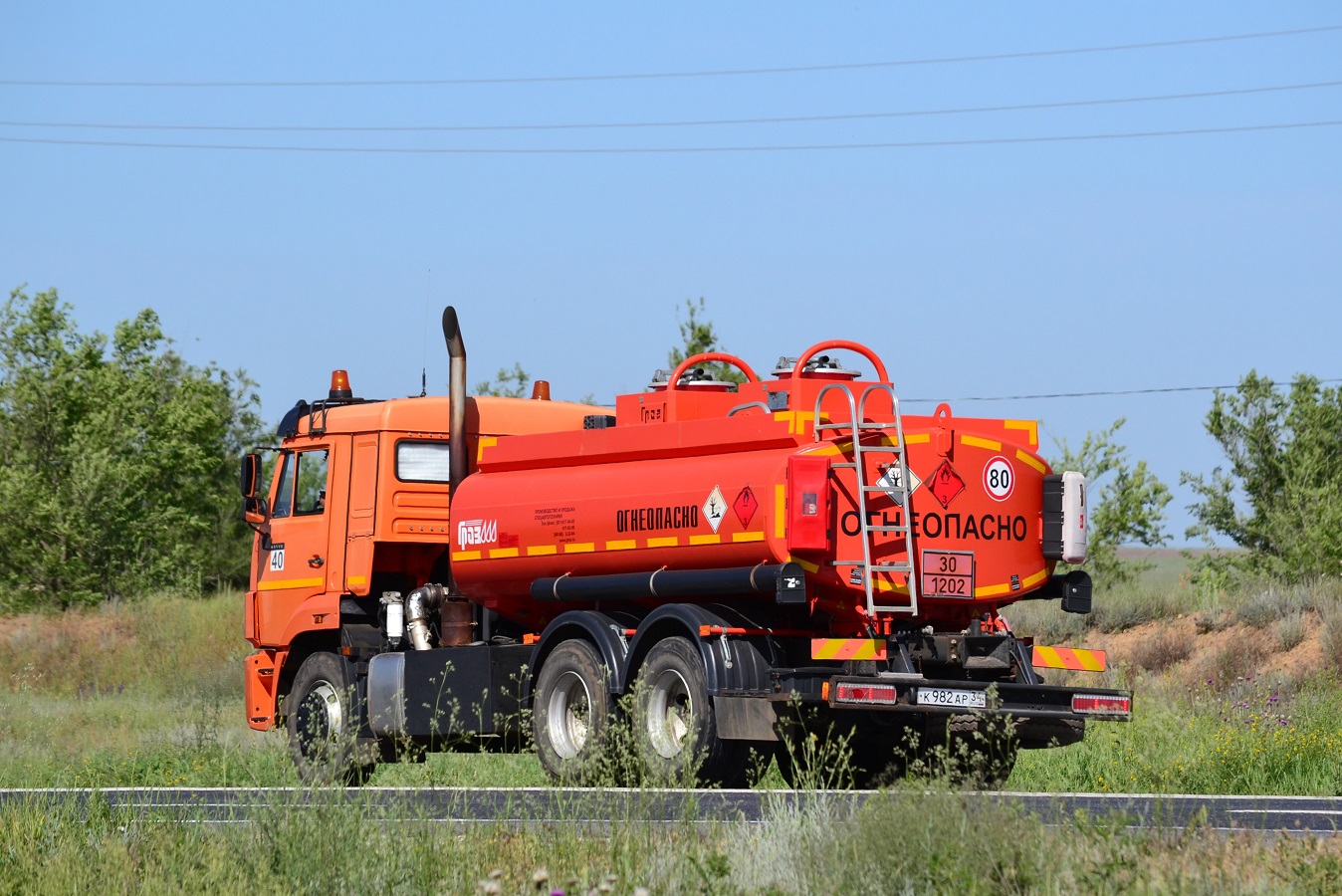 Волгоградская область, № К 982 АР 34 — КамАЗ-65115-50