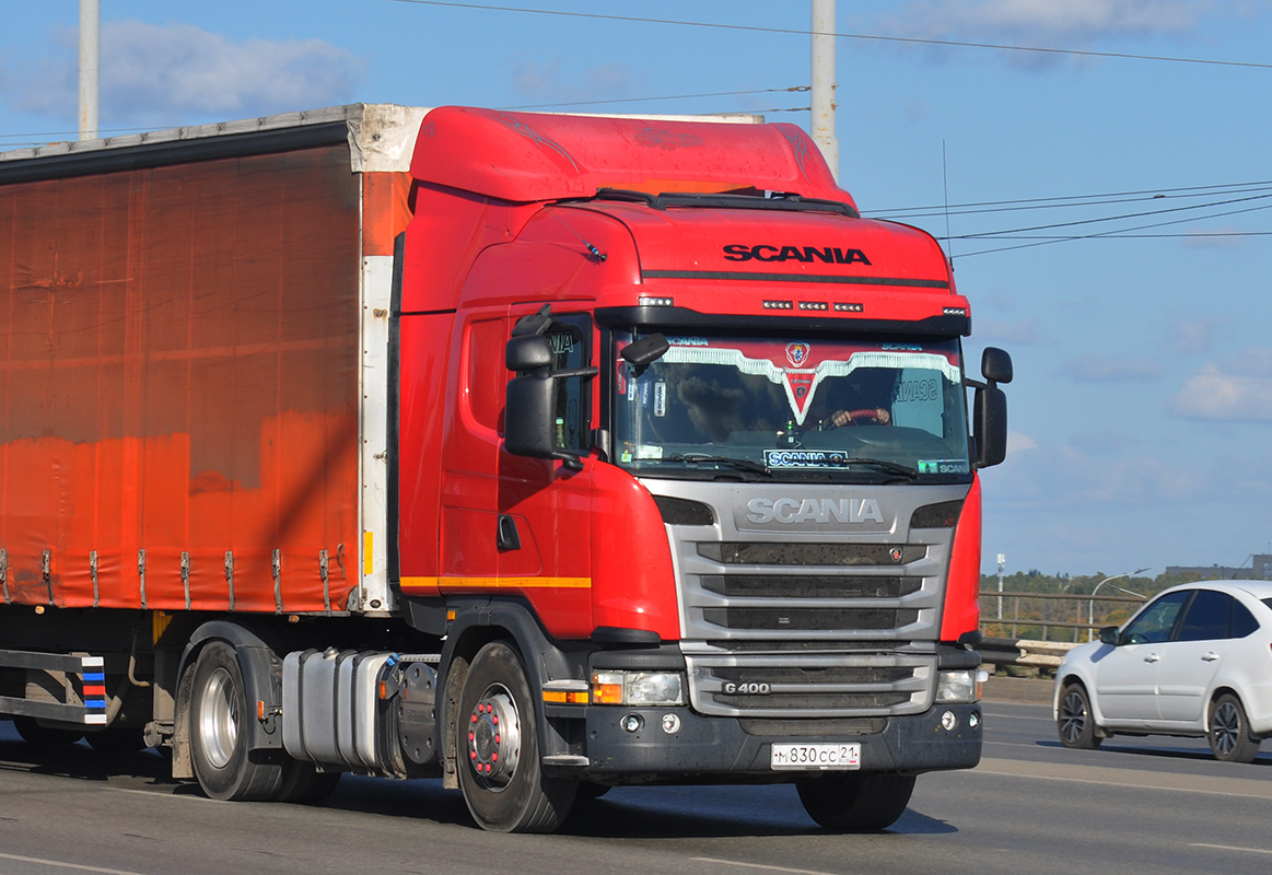 Чувашия, № М 830 СС 21 — Scania ('2013) G400