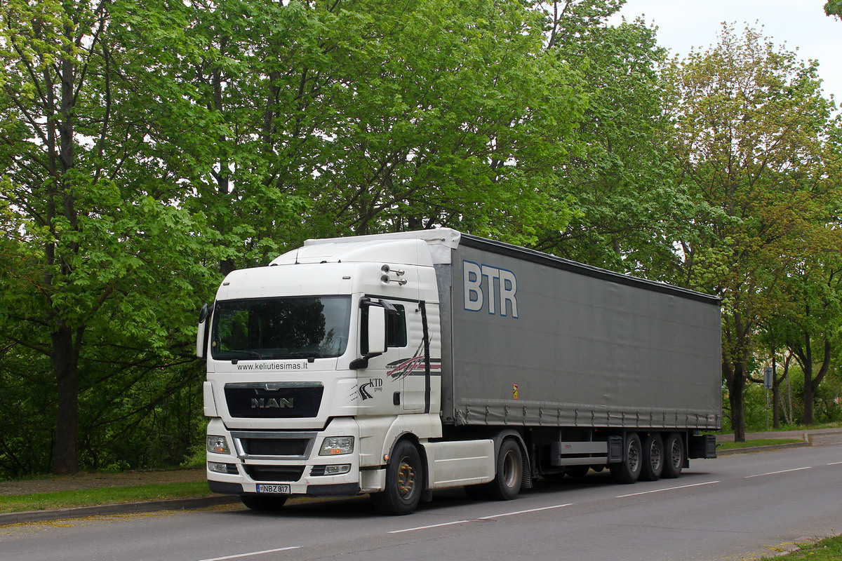 Литва, № NBZ 817 — MAN TGX ('2007) 18.480