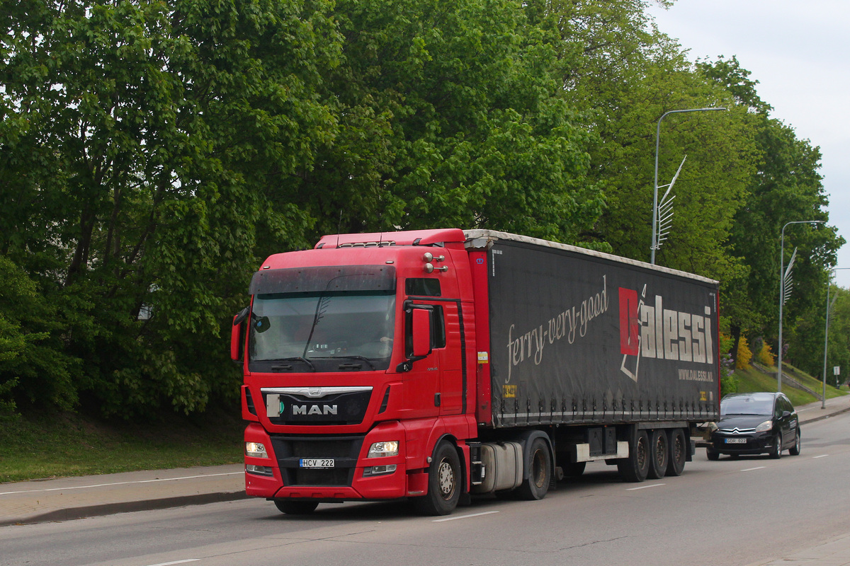 Литва, № HCV 222 — MAN TGX ('2012) 18.440