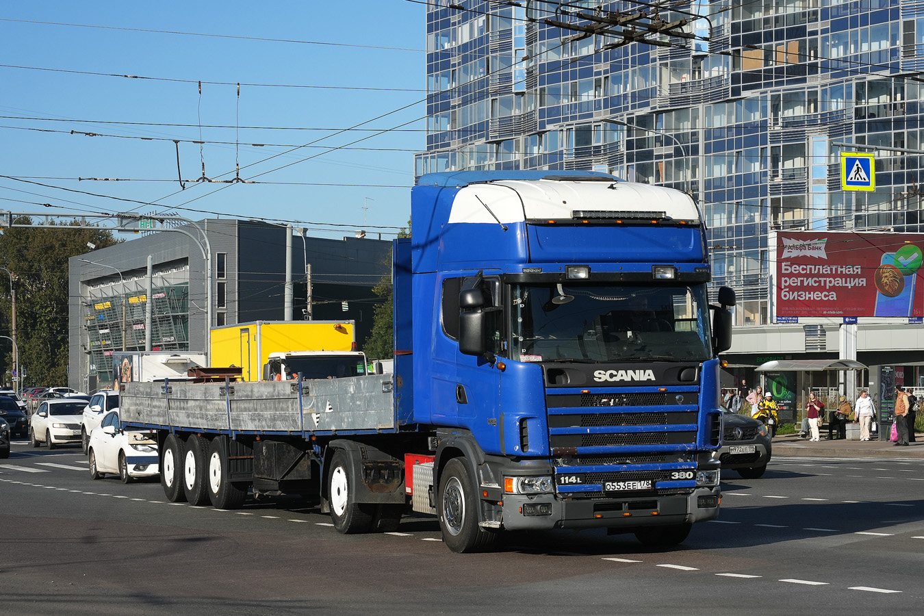 Санкт-Петербург, № О 553 ЕЕ 178 — Scania ('1996) R114L