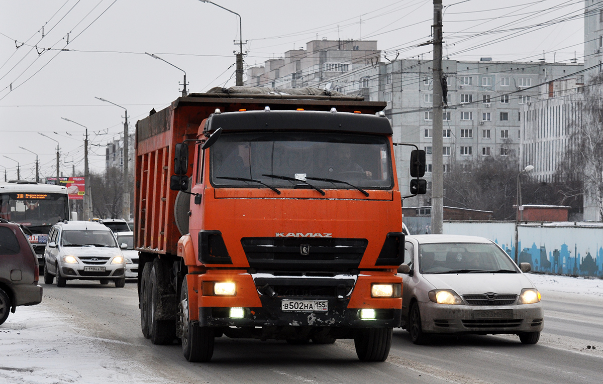 Омская область, № В 502 НА 155 — КамАЗ-6520-63