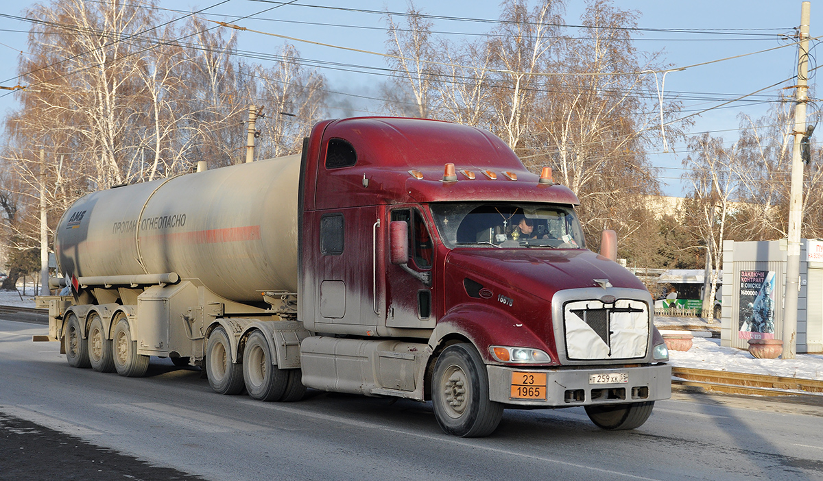 Омская область, № Т 259 ХК 55 — Peterbilt 387