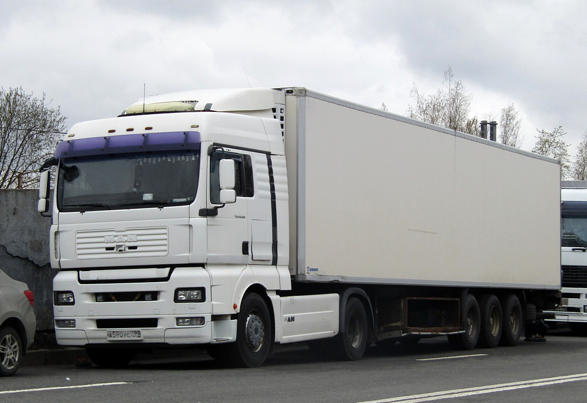 Москва, № А 590 УС 199 — MAN TGA 18.390
