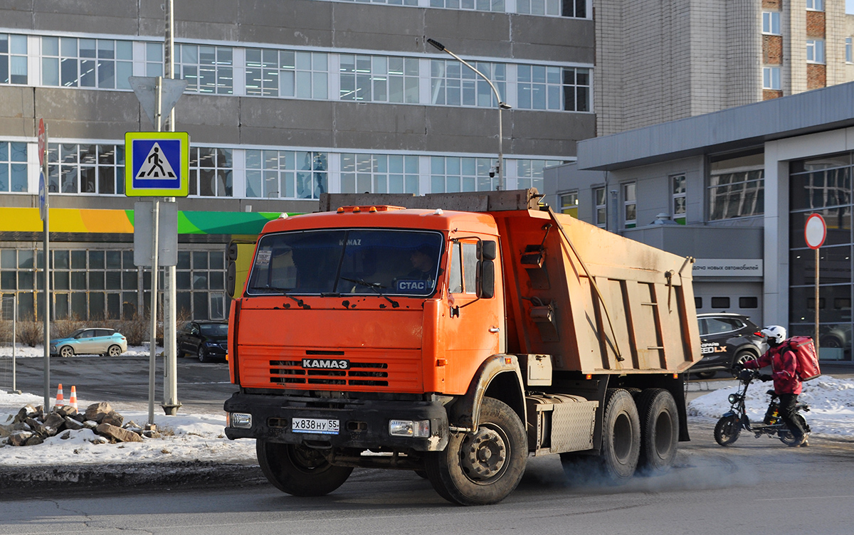 Омская область, № Х 838 НУ 55 — КамАЗ-65115 [651150]