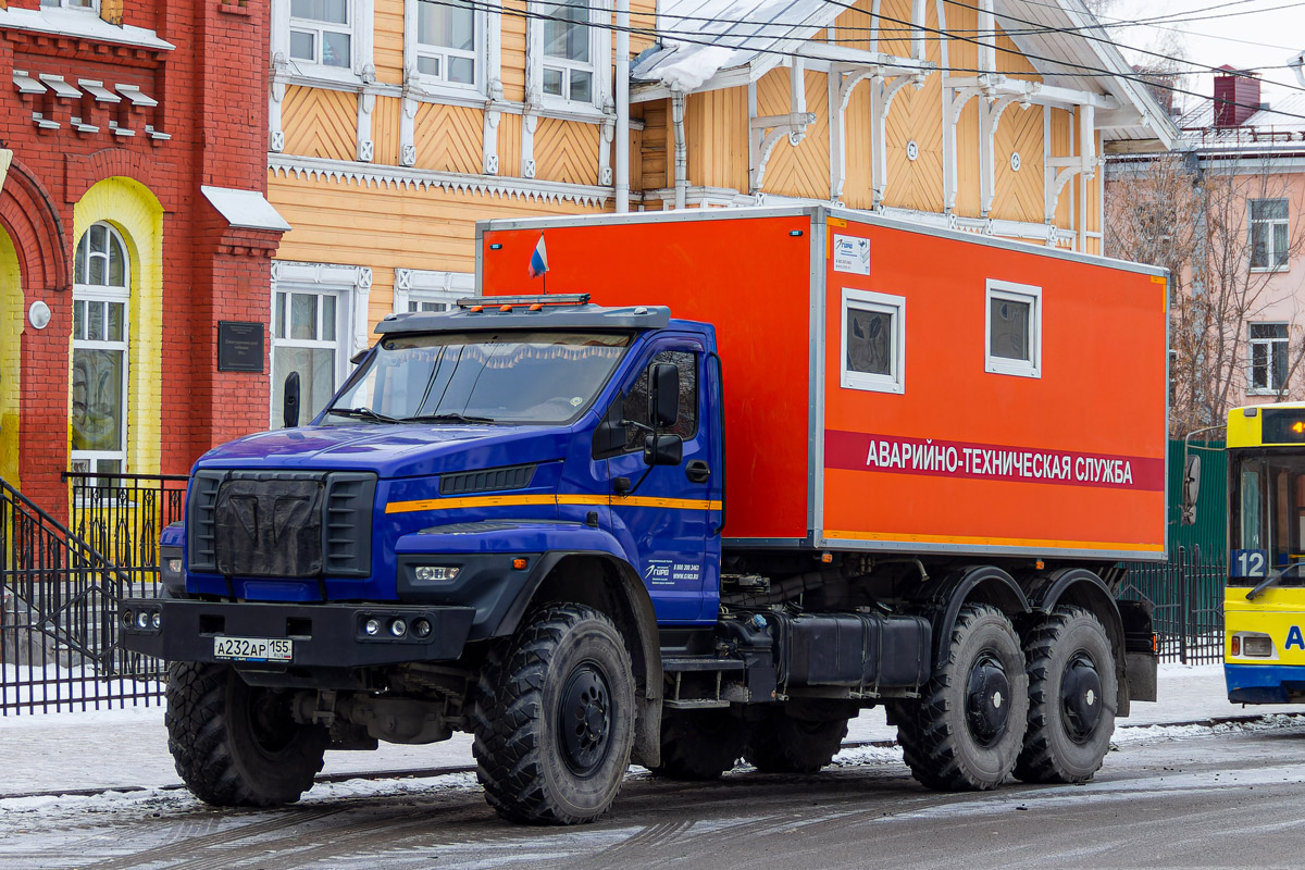 Омская область, № А 232 АР 155 — Урал NEXT 4320-72