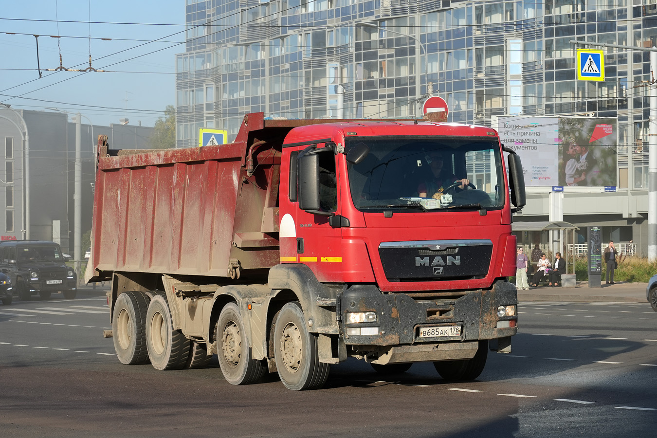 Санкт-Петербург, № В 685 АК 178 — MAN TGS 41.390