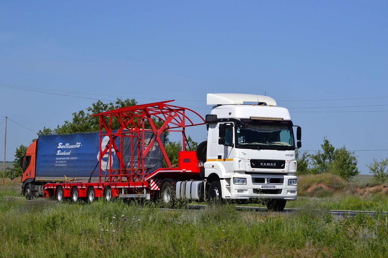 Волгоградская область, № М 300 НЕ 34 — КамАЗ-5490-S5(87)