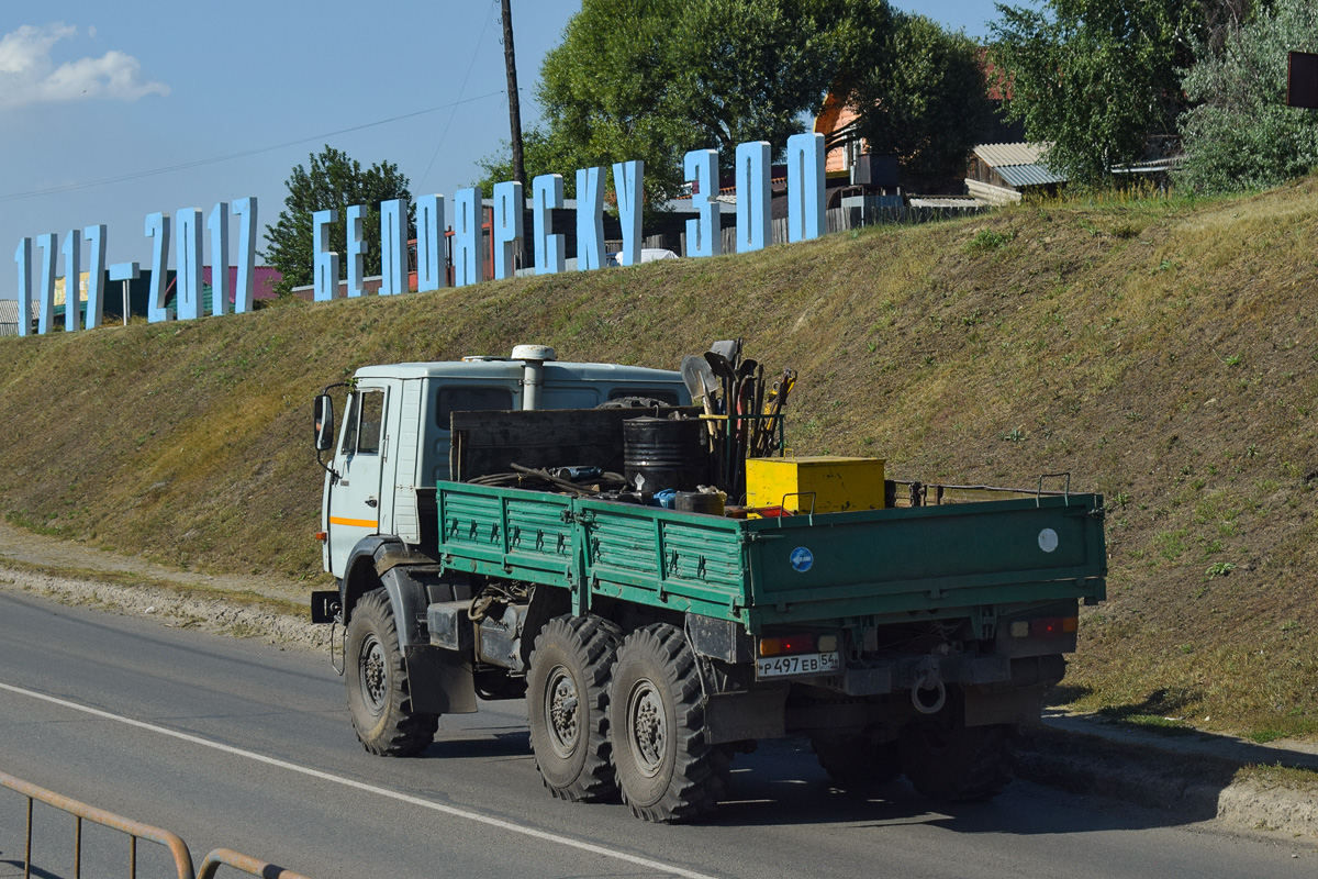 Новосибирская область, № Р 497 ЕВ 54 — КамАЗ-4310