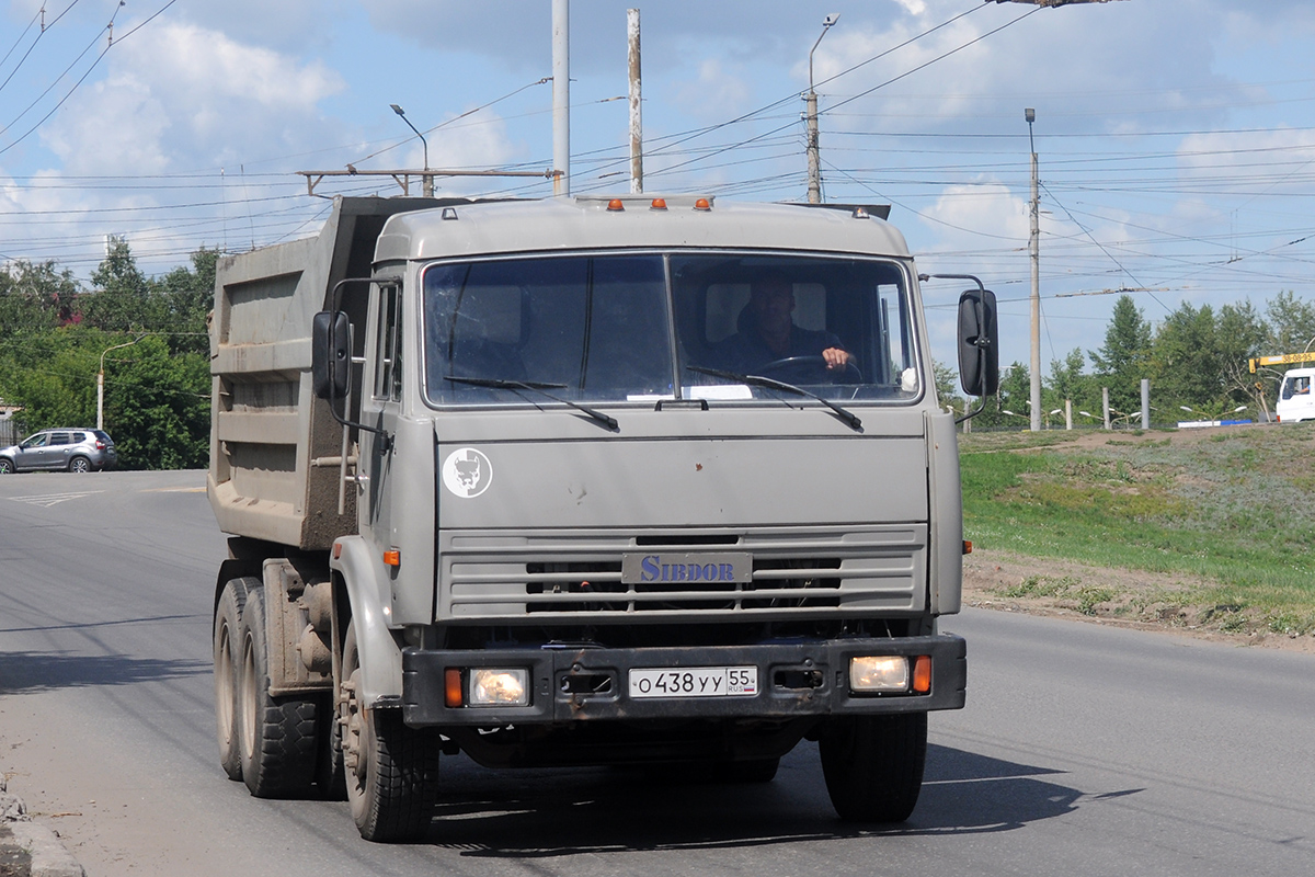 Омская область, № О 438 УУ 55 — КамАЗ-55111-02 [55111C]