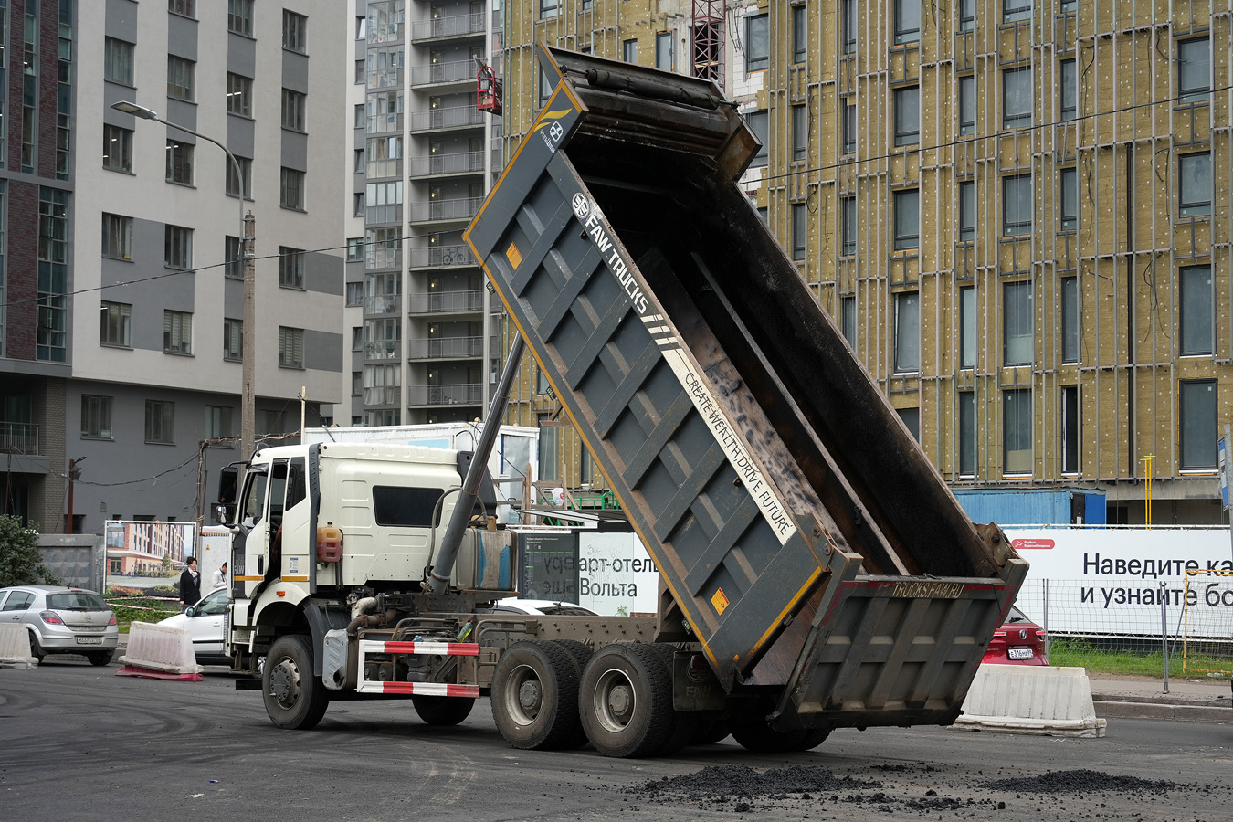 Ленинградская область, № К 364 ТВ 147 — FAW J6 CA3250