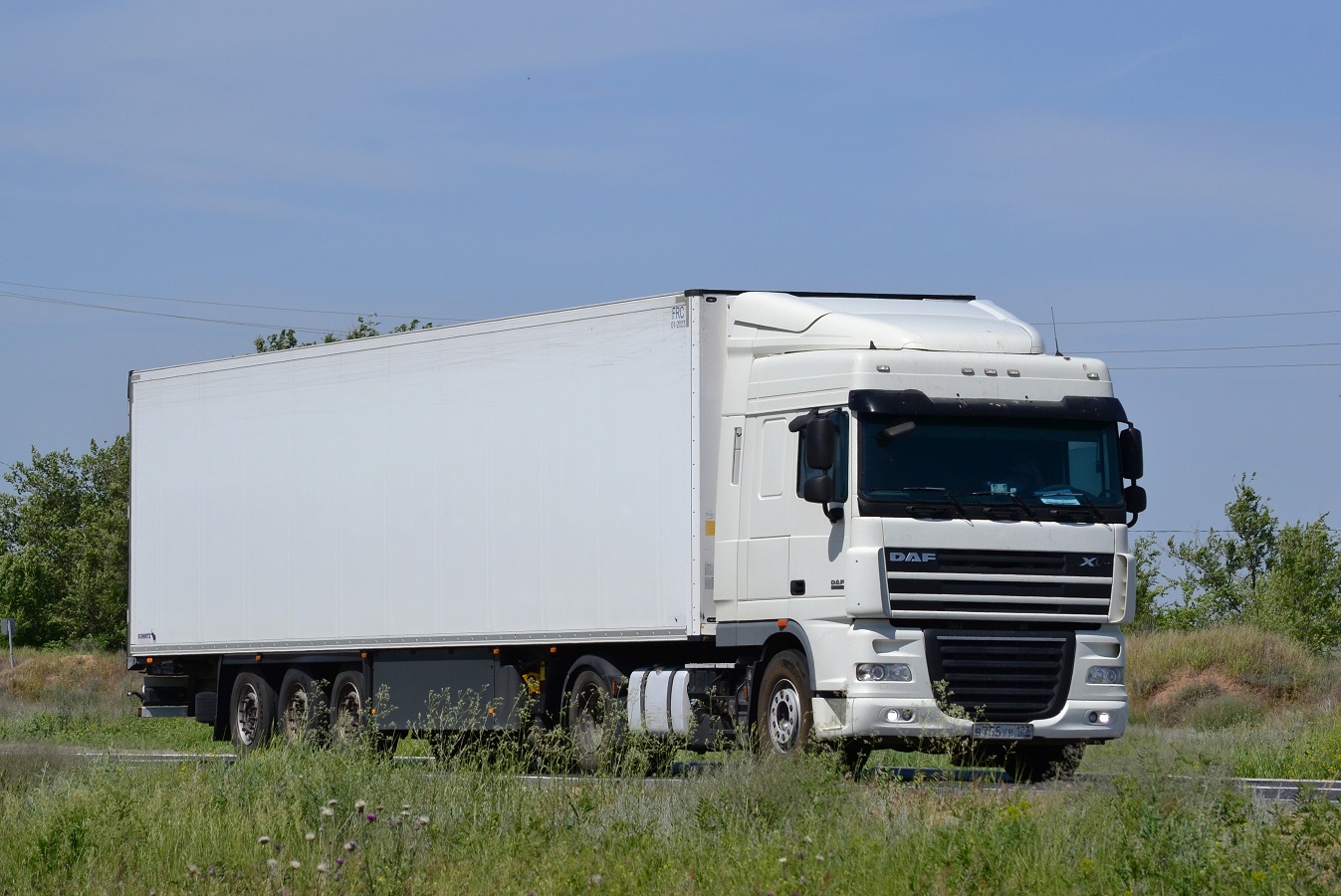 Краснодарский край, № В 755 УР 123 — DAF XF105 FT