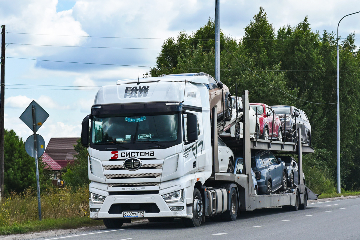 Приморский край, № О 589 СЕ 125 — FAW J7 Eagle CA4180